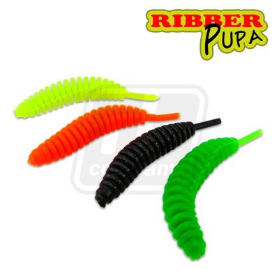 Силиконовые приманки Trout Zone Ribber Pupa